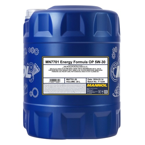 Mannol energy formula - mannol, op