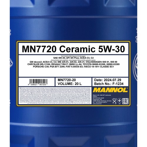 Mannol 7720 ceramic - 7720, sae